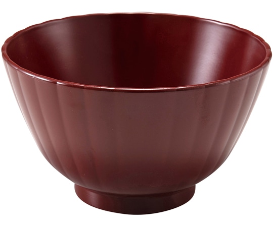 福井クラフト φ133フラワーお好み椀 吟朱 83320110 1個（ご注文単位1個）【直送品】