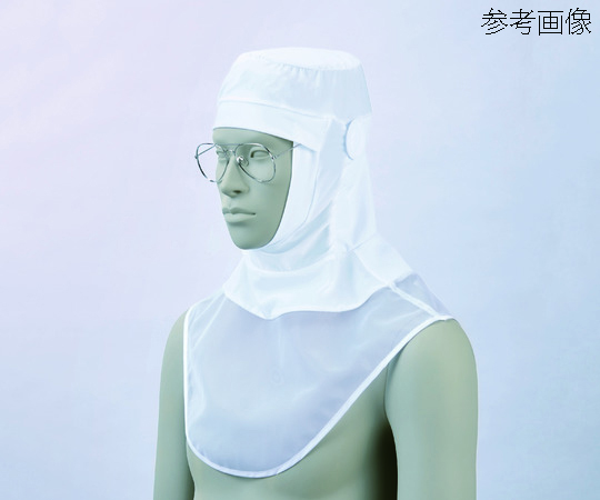 住商モンブラン 頭巾帽子 兼用 白 LL 9-1045 LL 1枚（ご注文単位1枚）【直送品】