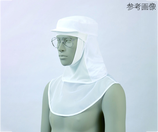 住商モンブラン 頭巾帽子 兼用 かぶり式 白 M 9-1501 M 1枚（ご注文単位1枚）【直送品】