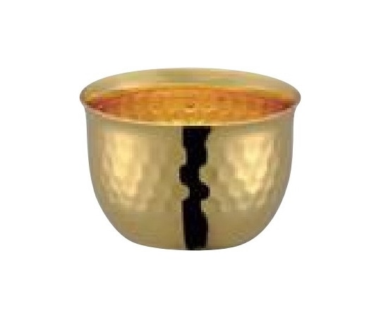 田辺金具 華 ぐいのみ 60ml 槌目 金メッキ  1個（ご注文単位1個）【直送品】