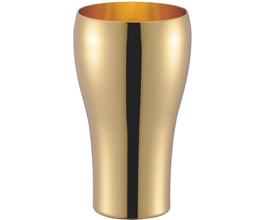 田辺金具 華 タンブラー 300ml 金メッキ  1個（ご注文単位1個）【直送品】