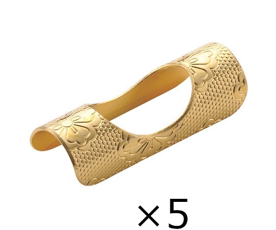 田辺金具 和柄 箸まくら 5P ゴールド 1セット(5個入)  1セット（ご注文単位1セット）【直送品】