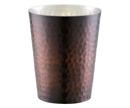 田辺金具 華ロックグラス槌目180mlブロンズ  1個（ご注文単位1個）【直送品】