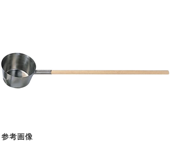 スギコ産業 18-8 テーパー型ひしゃく 木柄用 約3L SH-645 1個（ご注文単位1個）【直送品】