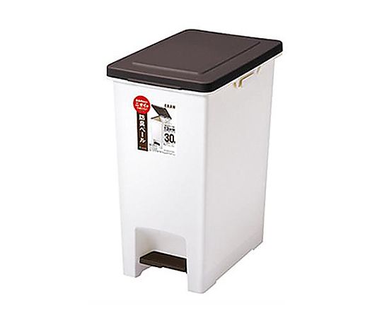 アズワン 256x385x488mm/30.0L ダストボックス(ペダル開閉) EA995AA-198 1個（ご注文単位1個）【直送品】