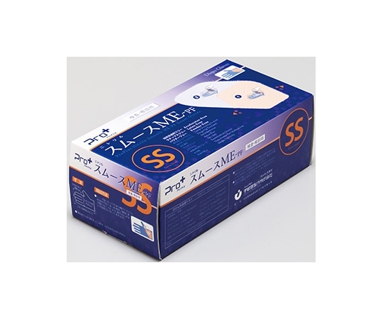 宇都宮製作 Pro+ニトリルスムースME-PF SS アクアブルー 検査・検診用 200枚×10箱入 NBR0352PF-BB-SS 1ケース（ご注文単位1ケース）【直送品】