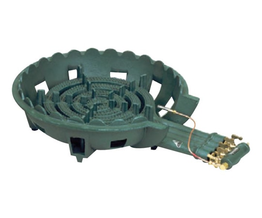 タチバナ製作所 鋳物コンロ(都市ガス)パイロット(種火付)四重 740×540×170mm TS-440P 四重 パイロット(種火付) 1個（ご注文単位1個）【直送品】