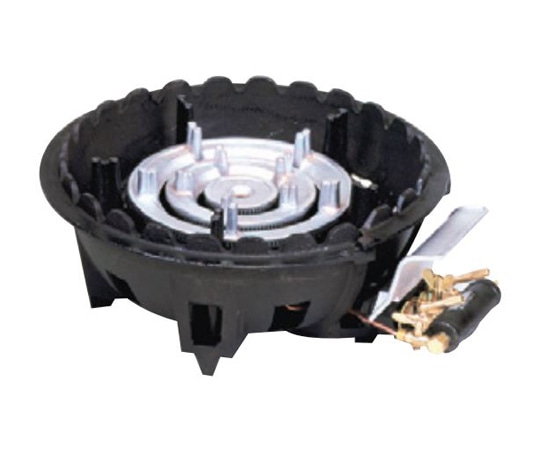 タチバナ製作所 ハイカロリーコンロ(都市ガス)パイロット(種火付)三重(卓上用)500×445×195mm TS-318P 三重(卓上用)(パイロット種火付) 1個（ご注文単位1個）【直送品】