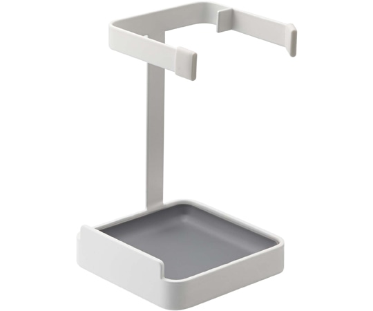 山崎実業 お玉&鍋蓋スタンド プレート ホワイト 2800 1個（ご注文単位1個）【直送品】