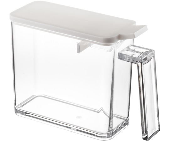 山崎実業 調味料ストッカー アクア S ホワイト 2886 1個（ご注文単位1個）【直送品】