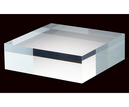 ストア・エキスプレス アクリル角柱 10cm角 H3cm 61-798-57-1 1個（ご注文単位1個）【直送品】