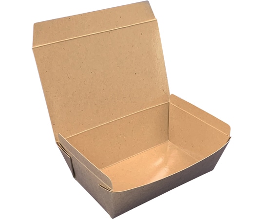 北原産業 紙製惣菜容器 テイクボックス 25枚×20袋入 100FPUB(PP) 1ケース（ご注文単位1ケース）【直送品】