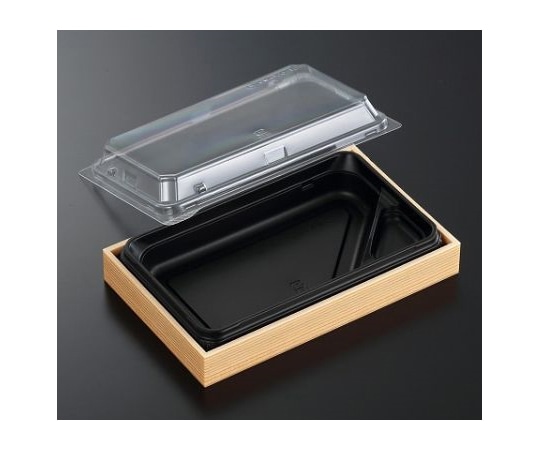 中央化学 折箱 CWAT 20-12TS 黒-赤杉(ボ)本体・蓋セット 300枚 267294 1ケース(ご注文単位1ケース)【直送品】