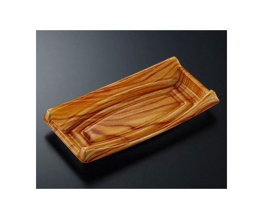 中央化学 刺身・鮮魚容器 CF船 60 木理BR 身 400枚 247627 1ケース(ご注文単位1ケース)【直送品】