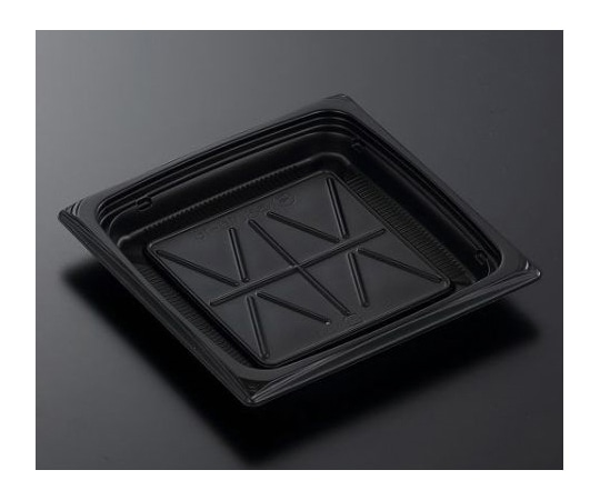 中央化学 惣菜容器 CT葵 16-16 BK 身 1200枚 376061 1ケース(ご注文単位1ケース)【直送品】