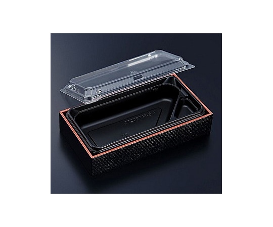 中央化学 折箱 CWAT 302TS 黒-E赤黒(ボ)本体・蓋セット 240枚 265140 1ケース(ご注文単位1ケース)【直送品】