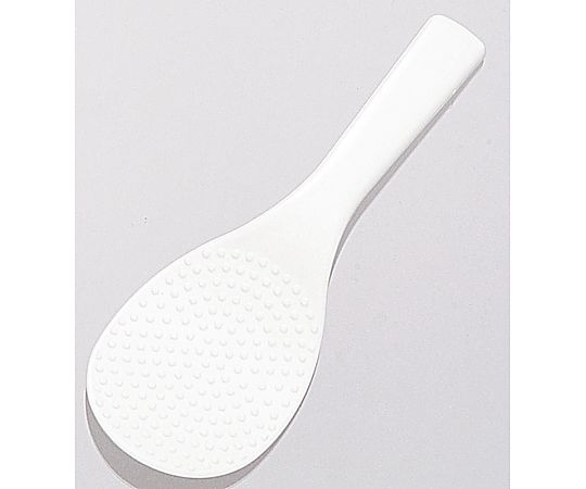 エンテック ごはんがつきにくいしゃもじ 189mm KW-LW 白 1個（ご注文単位1個）【直送品】