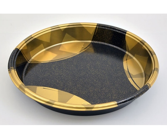 中央化学 寿司容器 DX丸桶 40 金砂目-BK 身 10枚入 106765 1袋(ご注文単位1袋)【直送品】