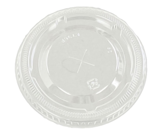 中央化学 プラコップ PETカップ(R)96 平蓋 十字穴 100枚入 885657 1袋(ご注文単位1袋)【直送品】