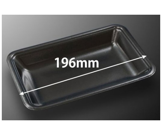 中央化学 トレーCN20-13F 黒-BK 100枚入 336107 1袋(ご注文単位1袋)【直送品】