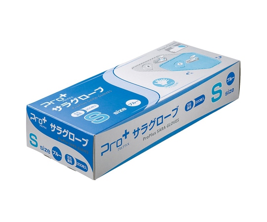 宇都宮製作 Pro+サラグローブ ブルー S 200枚×20箱入 TPE0200TE-BB-S 1ケース（ご注文単位1ケース）【直送品】