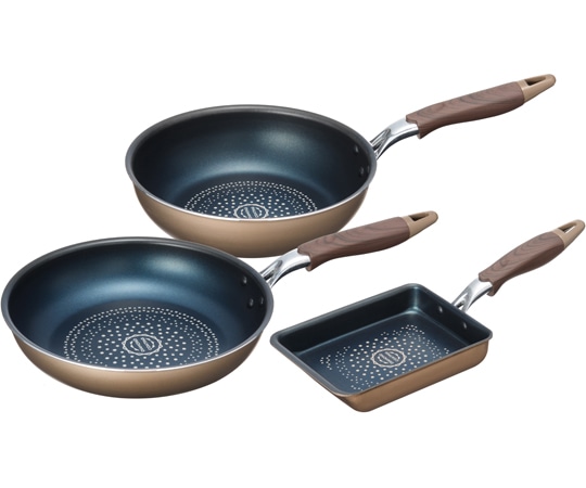和平フレイズ ブラナーノⅡ IH対応フライパン3点セット MB-2398 1セット（ご注文単位1セット）【直送品】
