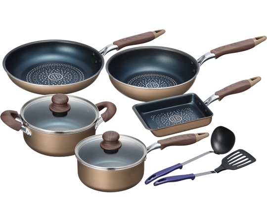 和平フレイズ ブラナーノⅡ IH対応鍋&フライパン5点セット(ツール付) MB-2402 1セット（ご注文単位1セット）【直送品】