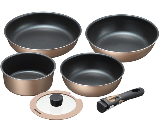 和平フレイズ ブラナーノⅡ IH対応着脱ハンドル鍋4点セット MB-2441 1セット（ご注文単位1セット）【直送品】