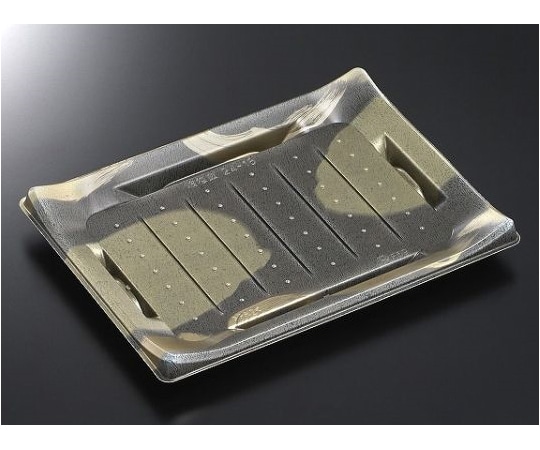 中央化学 刺身・鮮魚容器 CT波ね皿 24-18 壮月BK-BK身 400枚 138727 1ケース(ご注文単位1ケース)【直送品】