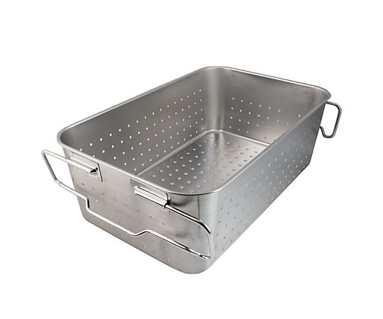 スギコ産業 18-8 給食バット 運搬型 穴明 H200mm 約40L SH-6038-8P 1個（ご注文単位1個）【直送品】