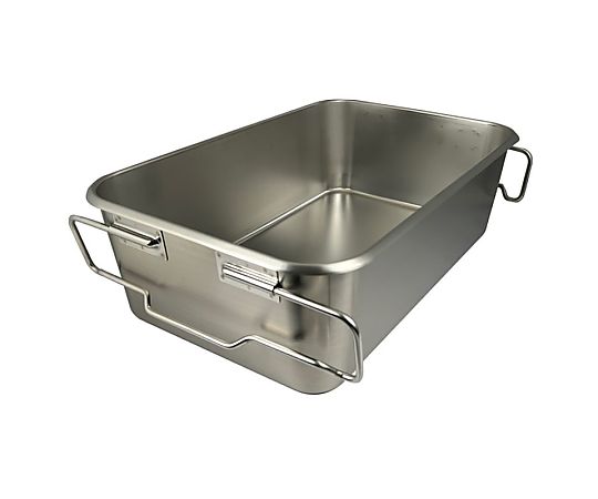 スギコ産業 18-8 給食バット 運搬型 半カールフランジタイプ H185mm 約36L SH-6038-7F 1個（ご注文単位1個）【直送品】