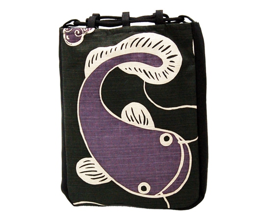 ヤマコー 厄除け粋柄 信玄袋 鯰 86665 1枚（ご注文単位1枚）【直送品】