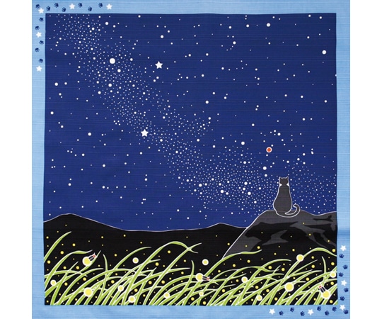 ヤマコー たまのお散歩 小風呂敷 天の川 88591 1枚（ご注文単位1枚）【直送品】