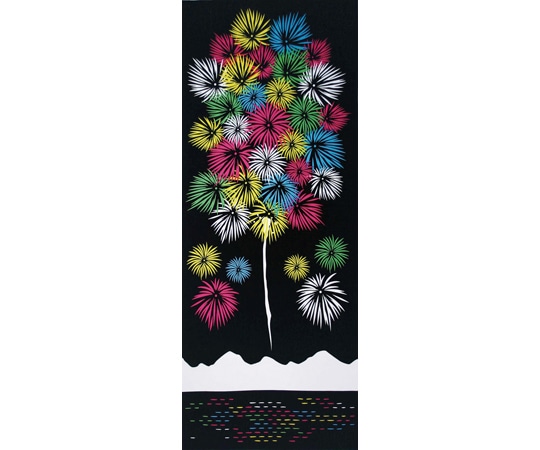 ヤマコー 四季彩布 てぬぐい 花火 87553 1枚（ご注文単位1枚）【直送品】