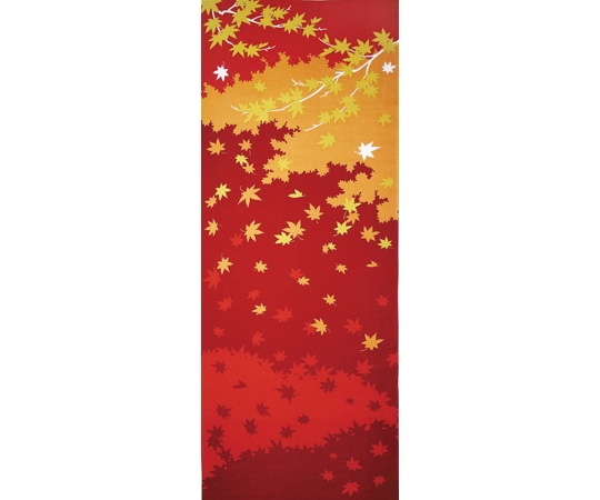 ヤマコー 四季彩布 てぬぐい 紅葉 87556 1枚（ご注文単位1枚）【直送品】