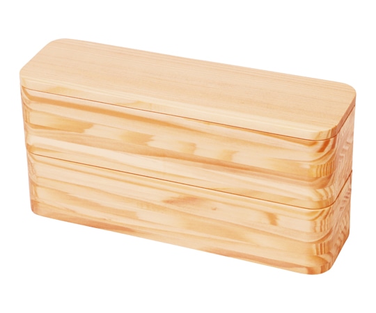 ヤマコー モミの木 二段弁当箱 大 78446 1個(ご注文単位1個)【直送品】