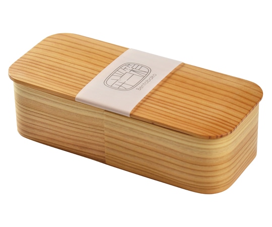 ヤマコー 日本の弁当箱 長角 ロング 箱入り 80187 1個(ご注文単位1個)【直送品】