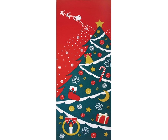 ヤマコー 四季彩布 てぬぐい クリスマス 87557 1枚（ご注文単位1枚）【直送品】