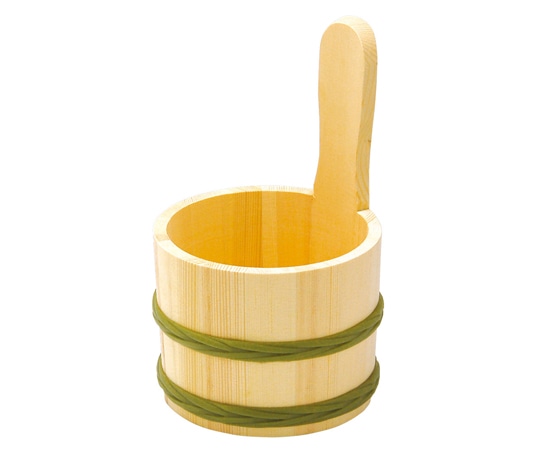 ヤマコー 天然木 片手湯桶 83828 1個（ご注文単位1個）【直送品】