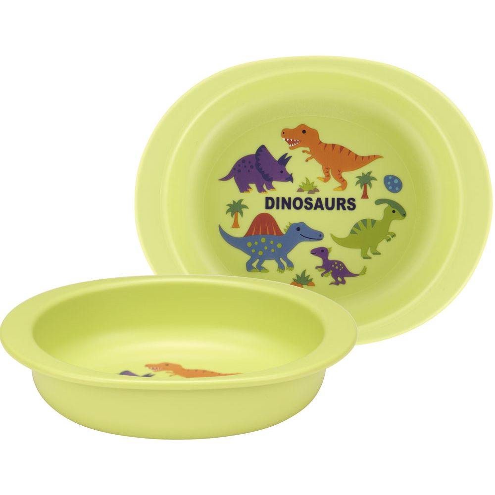 スケーター ベビー用PP製小皿 ディノサウルス ピク XP25AG 1個（ご注文単位1個）【直送品】