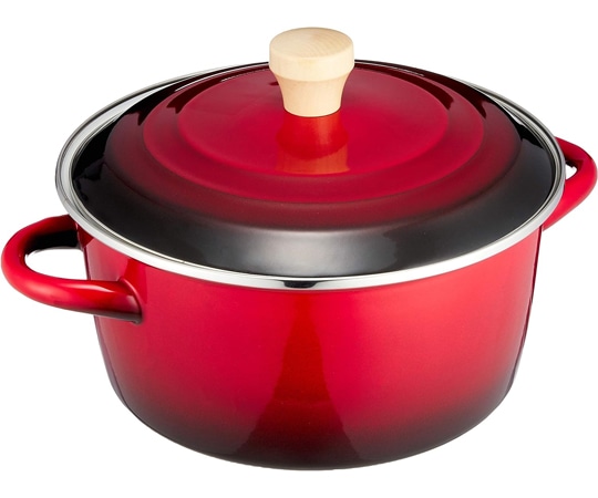 和平フレイズ ルバーニ ホーロー両手鍋 22cm RA-9791 1個(ご注文単位1個)【直送品】