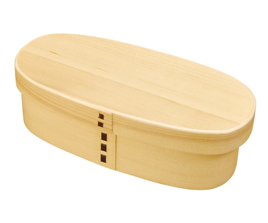 ヤマコー 白松ワッパ弁当箱 スリム 80398 1個(ご注文単位1個)【直送品】