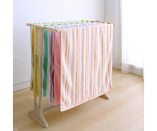 エスコ 734x452x750mm タオルハンガー(ステンレス製) EA951FD-52 1個(ご注文単位1個)【直送品】