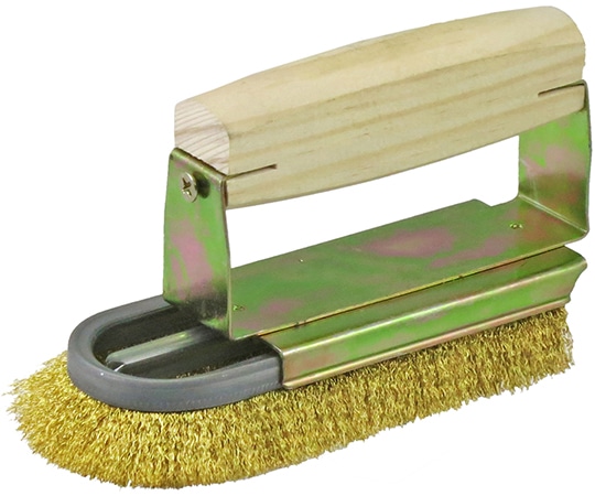 SUN UP チャンネルブラシ 小判 真鍮 1個(ご注文単位1個)【直送品】