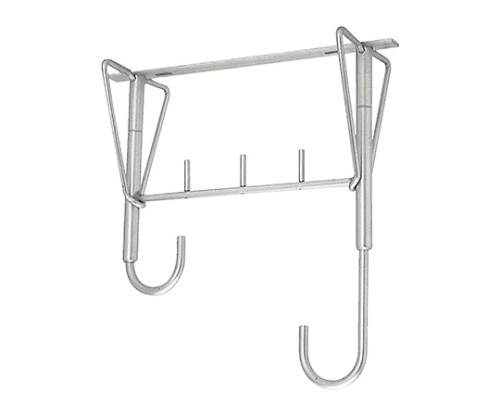 神栄ホームクリエイト 物干金物 バルコニー用 自在・静音タイプ シルバー SK-4153A 1個(ご注文単位1個)【直送品】