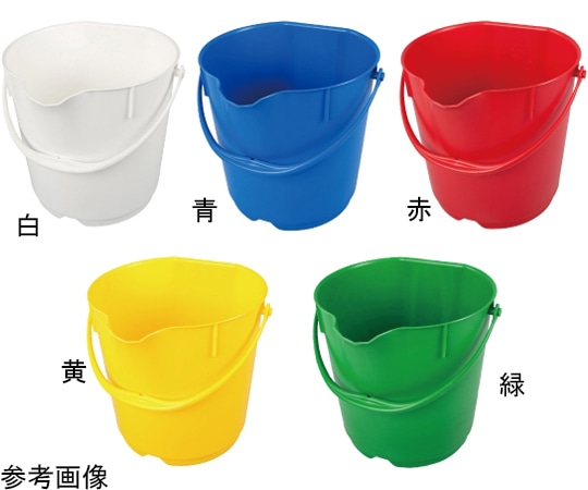 バーテック バーキュートプラス カラーバケツ 15L 赤 BCP-CB15R 1個(ご注文単位1個)【直送品】