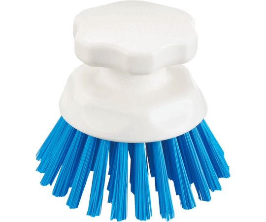 山崎産業(コンドル) HGハンドブラシ丸型 BL(ブルー) 1ケース(10個入) CL614-000X-MB-BL 1ケース(ご注文単位1ケース)【直送品】