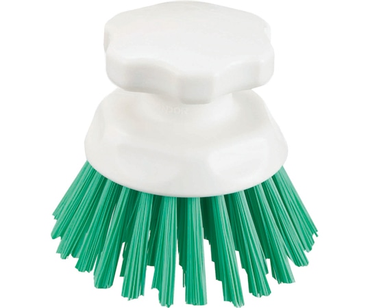 山崎産業(コンドル) HGハンドブラシ丸型 G(グリーン) 1ケース(10個入) CL614-000X-MB-G 1ケース(ご注文単位1ケース)【直送品】