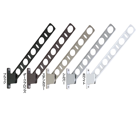 タカラ産業 DRY・WAVE 窓壁用物干金物 シルバー KAN55-S 1セット(ご注文単位1セット)【直送品】