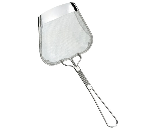 シンドー 18-8手作り角型カス揚 中 006007002 1個（ご注文単位1個）【直送品】